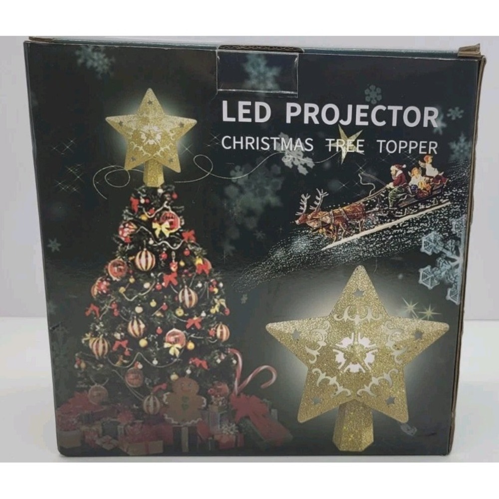 LED Projector Christmas Tree Topper